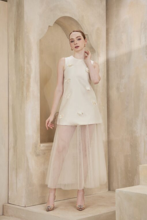Petal Whisper Dress