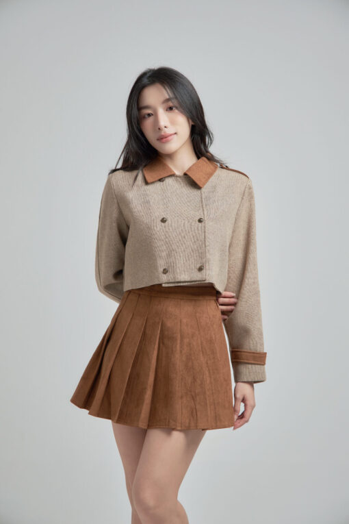 Amber Poise Top+Pleated Skort Set