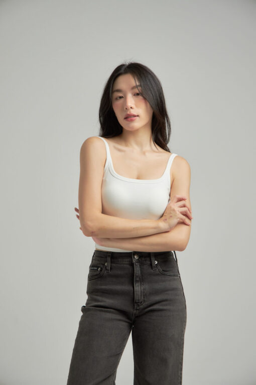 BareComfort Bra Top - White, L (Pre-Order)