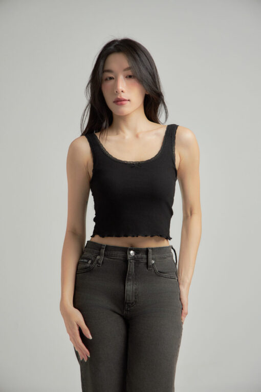 SweetEase Lace Bra Top - Black, L (Pre-Order)